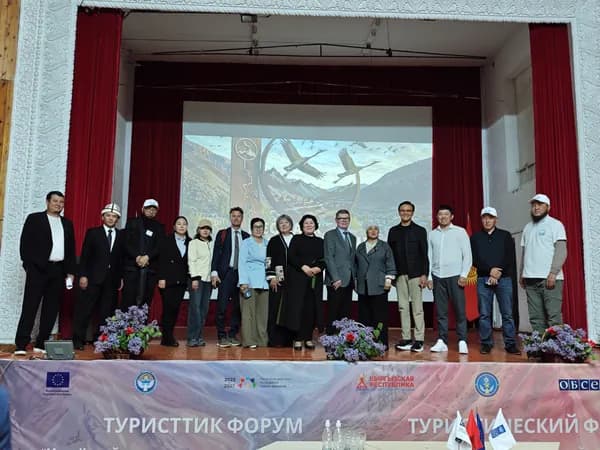 В Нарынской области состоялся форум «Развитие села Мин-Куш через устойчивый туризм» - «Возрождение забытых городов»